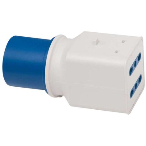 Adattatore per spina industriale 3 poli con 2 prese Brennenstuhl