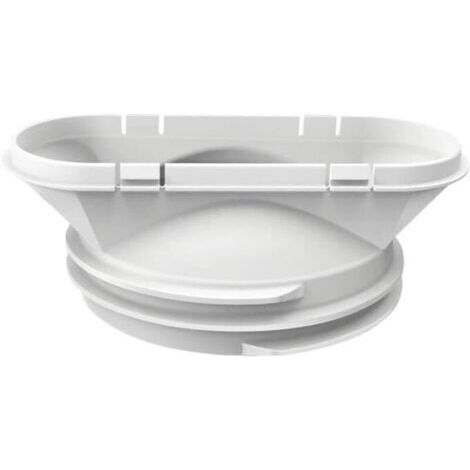 Adattatore per tubo di scarico per unità di climatizzazione, connessione per finestra per unità di climatizzazione portatile, compatibile con tubi ABS da 5,9 pollici/5 pollici, connessione di scarico 