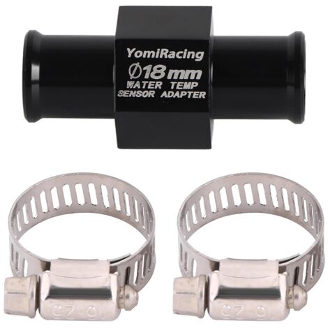 Adattatore per tubo flessibile con guarnizione e sensore di temperatura dell'acqua per moto da 18 mm.