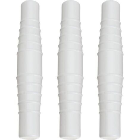 Adattatore per tubo flessibile per piscina, 3 raccordi in plastica, compatibile con i tubi di aspirazione della piscina
