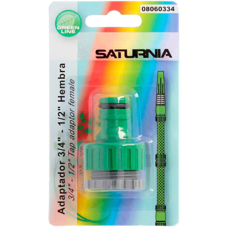 Adattatore per tubo in plastica 3/4-1/2" Blister femmina