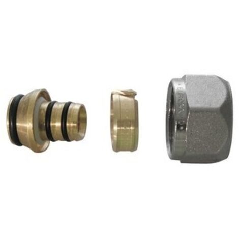 ADATTATORE PER TUBO MULTISTRATO NICHELATO 16 x 2.0 - 3/4 x 18