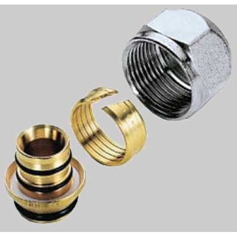 ADATTATORE PER TUBO MULTISTRATO 'TIEMME' - 20 x 3/4 - 18 SP 2,0