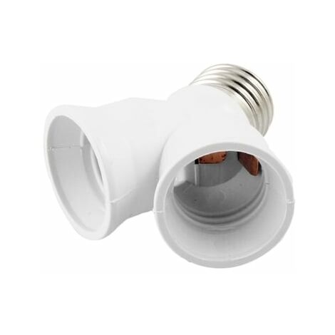 Jooheli Portalampada E27, 4 Pezzi Portalampada E27 con Interruttore ON/OFF, Portalampada  con Presa Elettrica, Adattatore Presa Lampadina E27, Rotazione a 180°, Porta  Lampada E27 : : Illuminazione