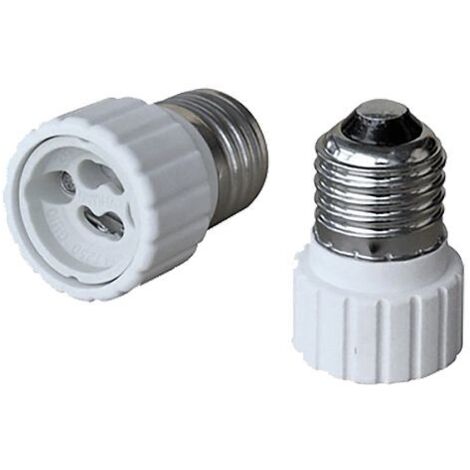 ADATTATORE PORTALAMPADA da spina E27 a presa GU10