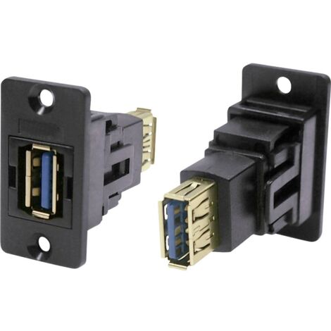 Adattatore, Presa Presa USB tipo A ⇔ su presa USB tipo A CP30605NX Cliff Contenuto: 1 pz.