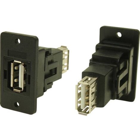 Adattatore, Presa Presa USB tipo A ⇔ su presa USB tipo A CP30608NX Cliff Contenuto: 1 pz.