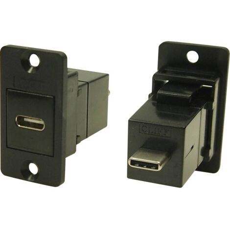 Adattatore, Presa Presa USB tipo C - spina USB tipo B CP30611 Cliff Contenuto: 1 pz.