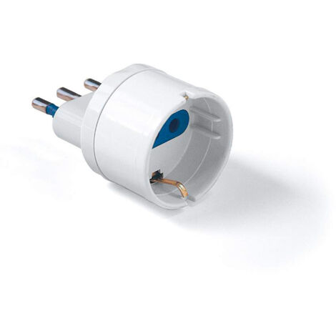 Adattatore presa schuko Elettrocanali bianco spina 16 a.