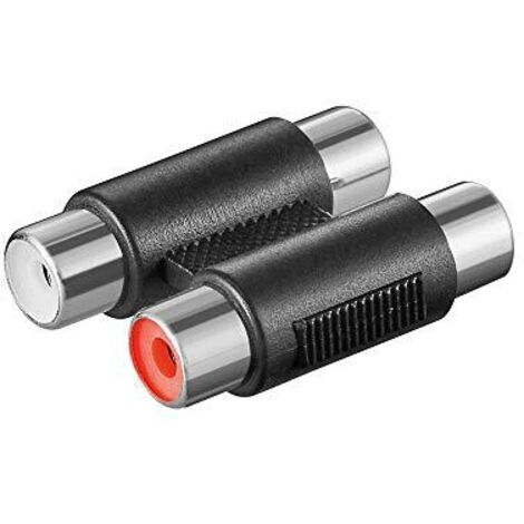 adattatore rca doppio audio 2 x presa rca giunto