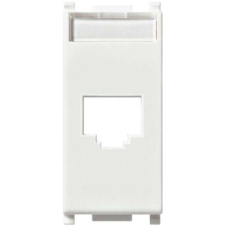 Adattatore RJ45 Vimar Plana  AMP Avaya bianco  14338.C