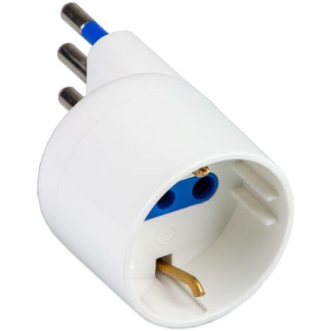 Adattatore S17/Schuko 16A 2P+T Bianco ( MASTER cod. 05861 )