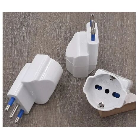 ADATTATORE SCHUKO DECENTRATO FAEG 16A bianco