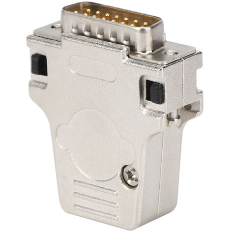 Adattatore seriale DB15P-180 D-SUB con guscio metallico e 15 pin maschio.