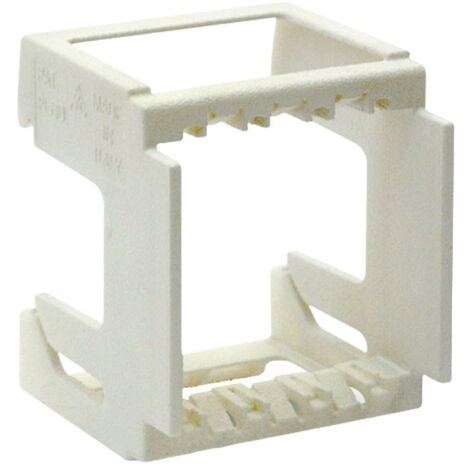 Adattatore supporto Ave 2 Moduli S44 per guida din 53/44/2