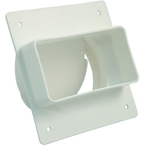 adattatore tondo/rettangolare bianco