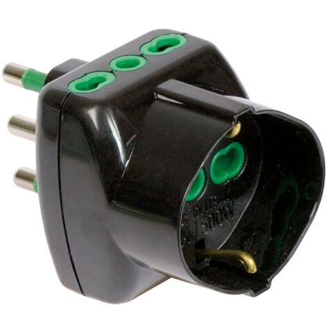 ADATTATORE TRIPLO 16A-16A+SCHUKO FME