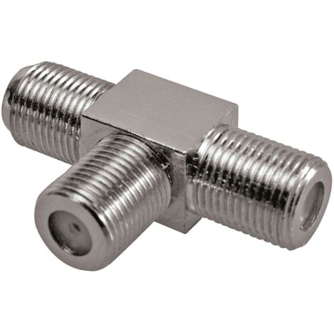 Adattatore Triplo Per Spine Tipo F Cavo Sat - 10 Pz