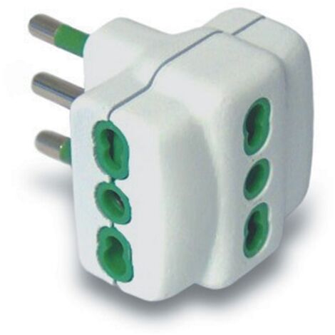 Adattatore Triplo Spina Italiana Da S17 A 3P17/11 ( FANTON cod. 82630-E )
