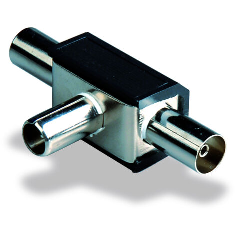 ADATTATORE TV A 2 VIE 75OHM 1SP/2PR 9.5MM