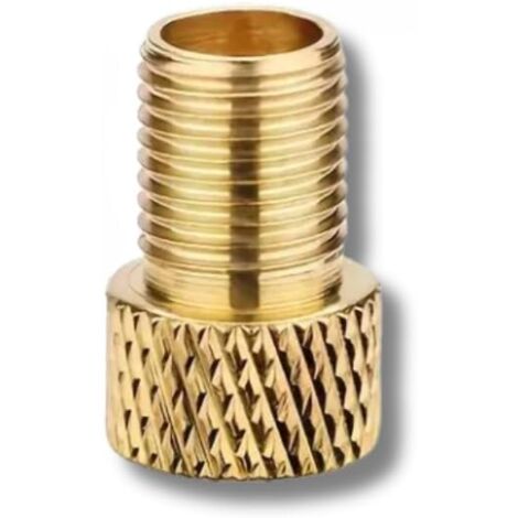 ADATTATORE UNIVERSALE PER VALVOLA BICI IN OTTONE converti da PRESTA a SCHRADER bicicletta, adattatore pompa gonfiaggio bici,convertitore,pompa sfera valvola bici adattatore,gonfiaggio pneumatico