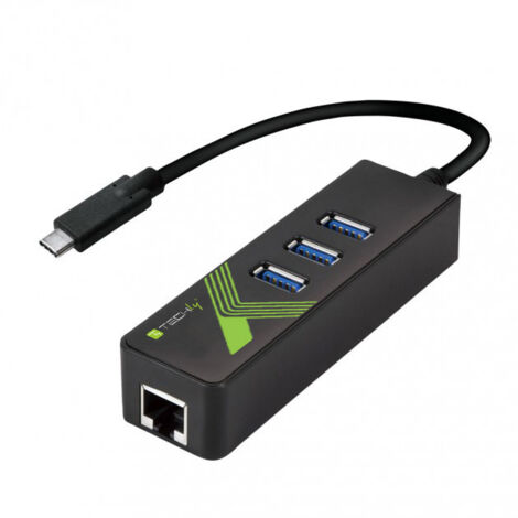 Adattatore USB Techly Convertitore - Ethernet Gigabit