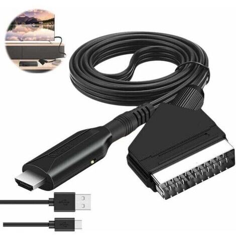 Adattatore Video-Audio da Péritel a HDMI di Starlight THSINDE – per HDTV/DVD/Decoder/PS3 – PAL/NTSC