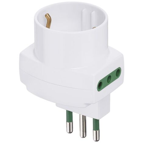 Adattatore Vimar sfalsato verticale S11+2P11 00313.B