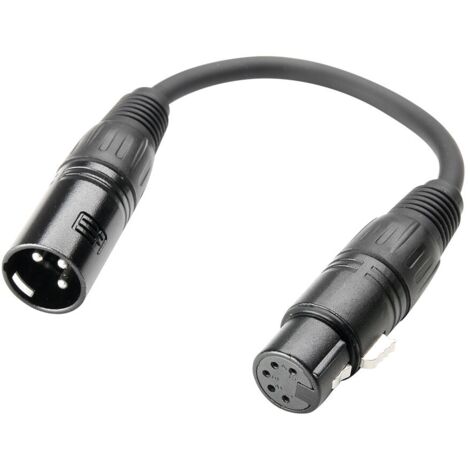 Adattatore Xlr 3p Maschio A Xlr 5p Femmina K3dhm0020