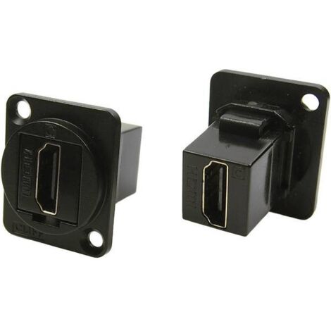 Adattatore XLR presa HDMI a HDMI Adattatore incasso CP30200GMB Cliff Contenuto: 1 pz.