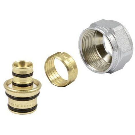 ADATTATORI CROMATI TUBI MULTISTRATO 24X19 16x2,0 24x19 fil (D.16)