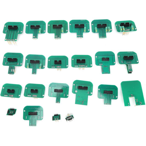 Adattatori per sonda a LED BDM, strumento professionale di regolazione chip di ricambio verde per Bosch, 22 pezzi