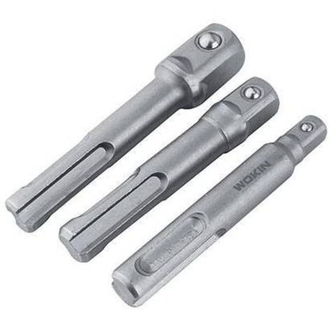 ADATTATORI PORTABUSSOLA SDS PLUS 222903 WOKIN - 1/4+3/8+1/2 CF=PZ 3 - 4 confezione
