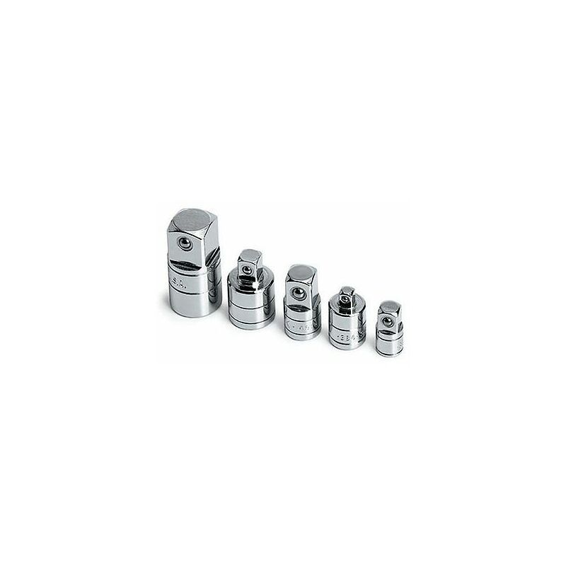 Adattatori riduttori per bussole 5 pz per utensili aria chrome vanadium