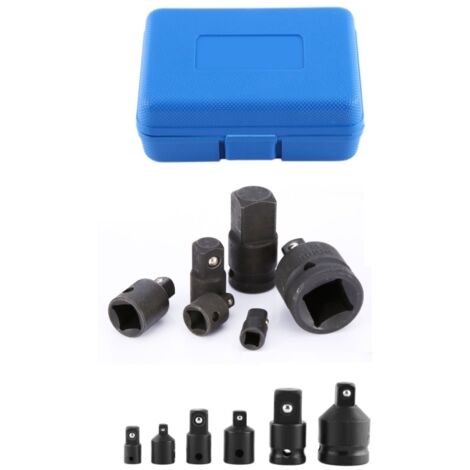 Adattatori/Riduttori per chiavi a bussola set 6 pz in valigetta - Mod. A