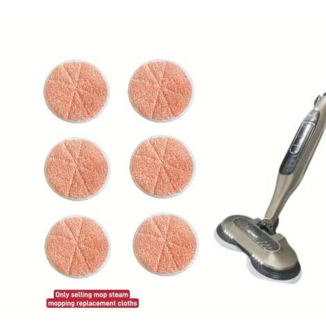 Adatto ai modelli Shark S8201, S8001, S7001/S7201/S7000, questo kit di ricambio per scopa a vapore con panno rimovibile contiene 6 pezzi di ricambio.