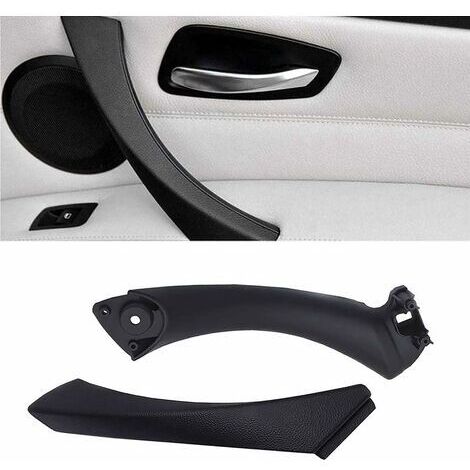 Adatto per BMW Serie 3 E90/E91/E92/E93 Maniglia interna portiera passeggero destra + copertura esterna (adatta per Serie 3 E90/E91 323 325 328 330 335).