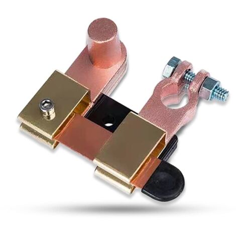 Adatto per interruttore principale a lama con polo superiore, interruttore isolatore della batteria da 12 V e 24 V per auto, camper, barche, camion, interruttori isolatori della batteria (negativo, ve