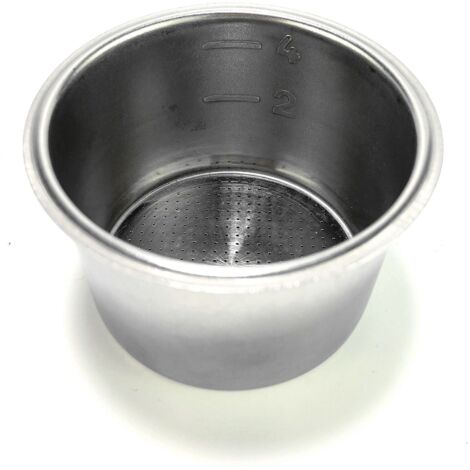 Adatto per macchine da caffè Donlim, portafiltri per macchine da caffè espresso semiautomatiche, pezzi di ricambio: portafiltri in acciaio inox da 51 mm, set da 3, portafiltri da 51 mm per 4 tazze