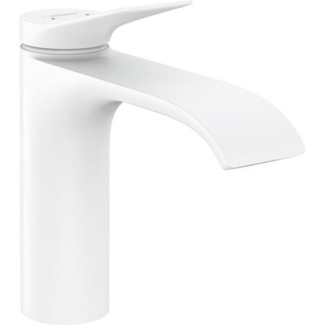 Adatto per miscelatore lavabo Vivenis 110 con tritarifiuti a 2 posizioni, bianco, 75023700