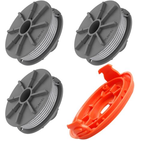 Adatto per trimmer EasyCut 400 (Rif. 8846), ComfortCut 450 (Rif. 8847) e PowerCut (Rif. 8848) (3 bobine + 1 copertura)