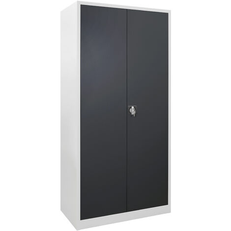 ADB Metall-Flügeltürenschrank, 1950 x 920 x 420 mm, (RAL7035 / 7016)