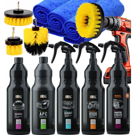 ADBL SET 5 x 1L PARA LIMPIEZA, CUIDADO DEL COCHE, COSMÉTICA DEL COCHE