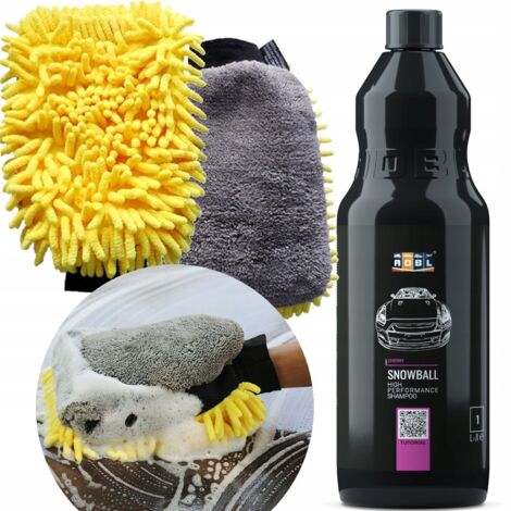 ADBL SNOWBALL 1L AUTOSHAMPOO + GROSSER AUTOWASCHHANDSCHUH
