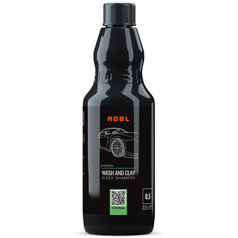ADBL Wash and Clay 0,5 l 3-in-1-Shampoo zum Reinigen und Entkalken, sicher, effizient