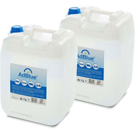 AdBlue 20 Liter – Packung mit 2 x 10-Liter-Kanistern – NOx-Reduzierer für Dieselmotoren – Verbessert den Kraftstoffverbrauch