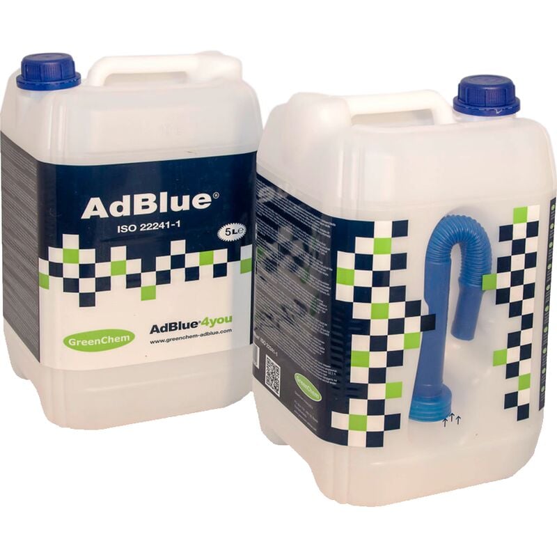 AdBlue® 5L, bidon, iso 22241-1 avec bec verseur Greenchem