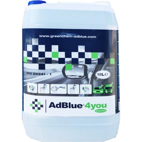 N.A. AdBlue GreenChem additif pour voitures diesel avec urée technique réservoir de 10 litres