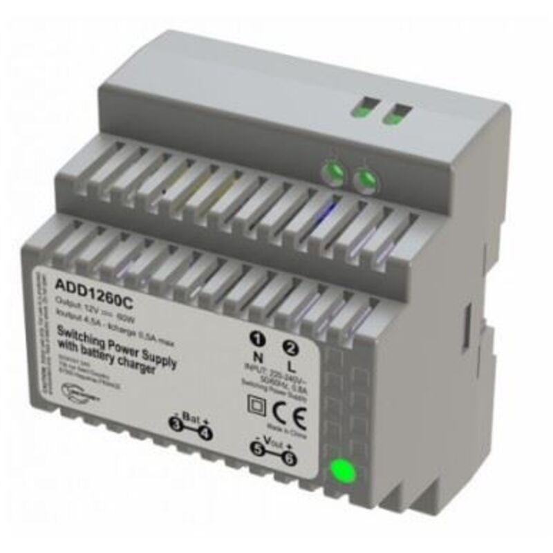 DIGITUS Alimentation Industrielle Rail DIN 48V DC 5A 240W - Entrée 100-240VAC Boîtier Métallique