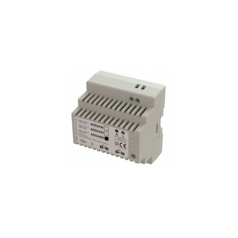 Sewosy - Alimentation din 5 modules 230V ac / 24V dc / 60W - 2.5A